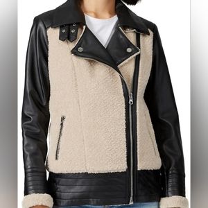 Slate & Willow Leather Moto Jacket